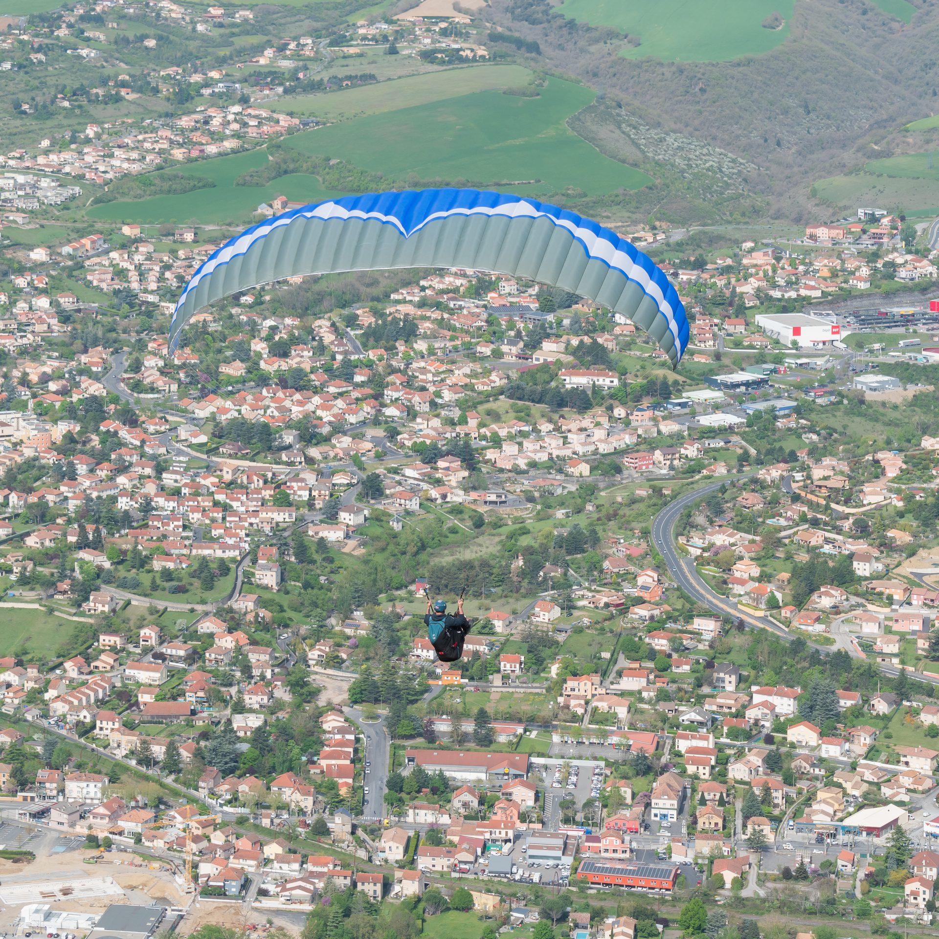 Paragliding in Millau